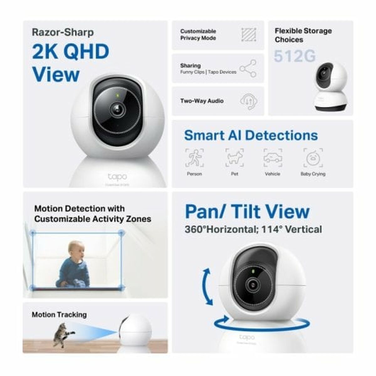 Stebėjimo kamera TP-Link TC72